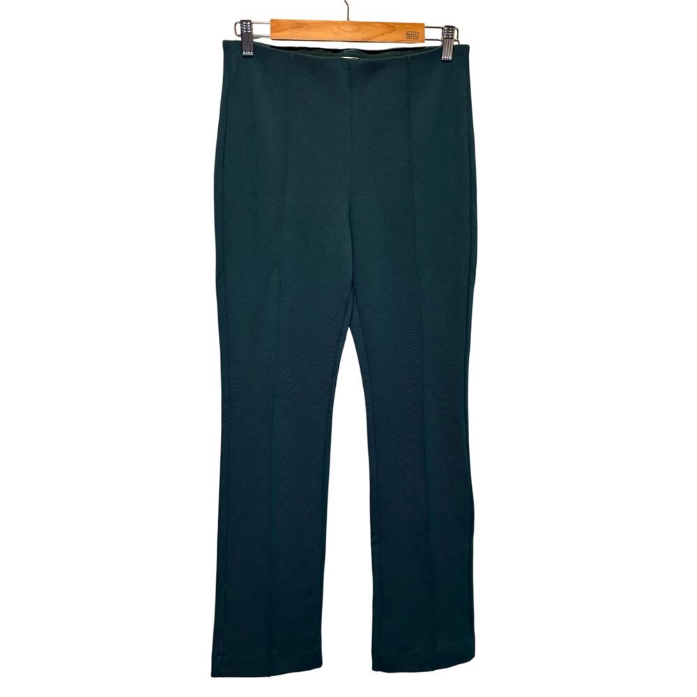 Maeve Anthropologie Blue Pull-On Straight Leg Ponte Knit Pant - size Small